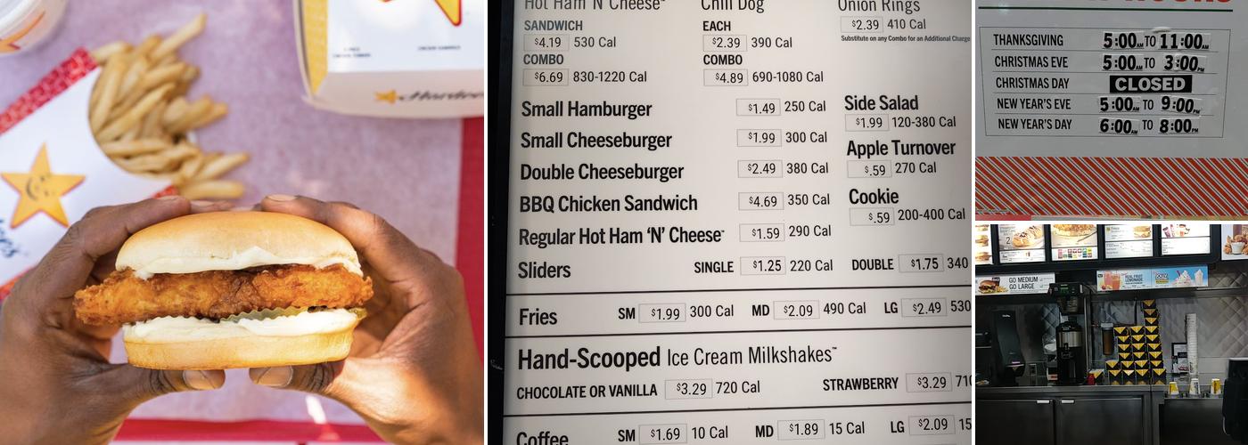 Hardee’s Menu
