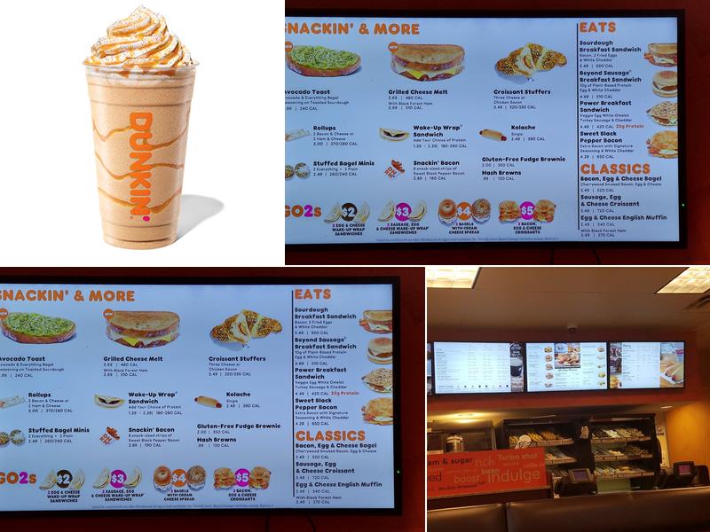 Dunkin' Menu