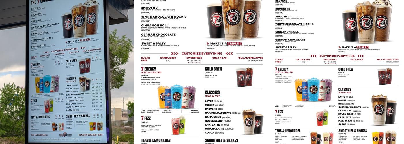 7 Brew Coffee Menu