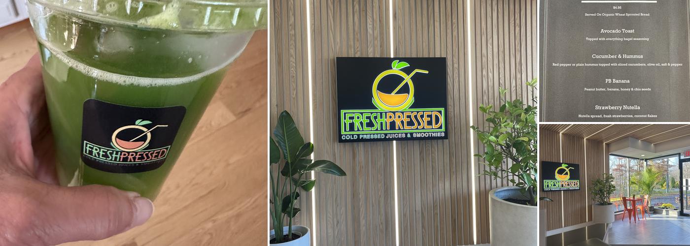 Fresh Pressed Menu