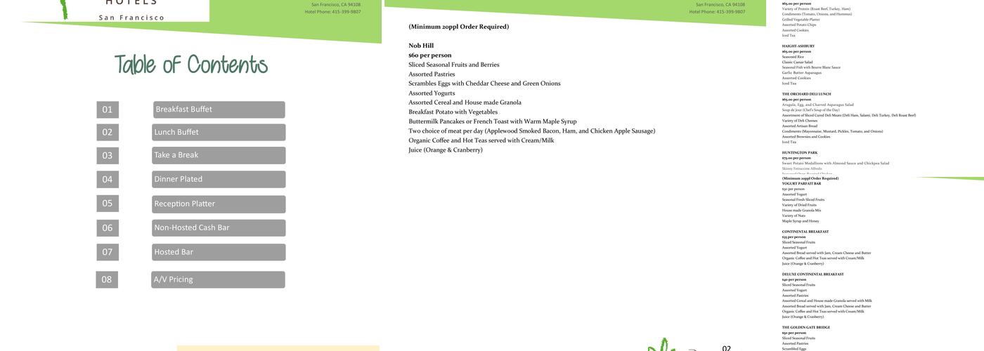 Roots Menu