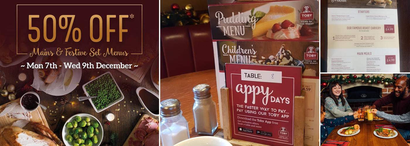 Toby Carvery Southend (A127) Menu
