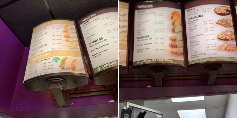 Taco Bell Menu