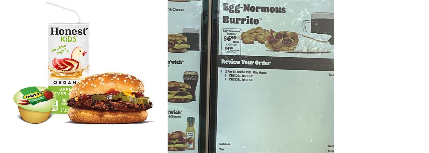 Burger King Menu