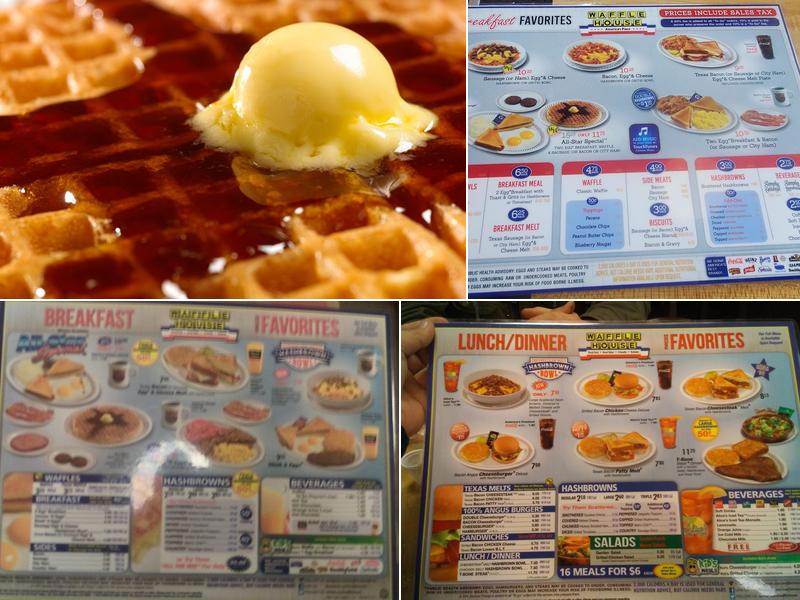 Waffle House Menu