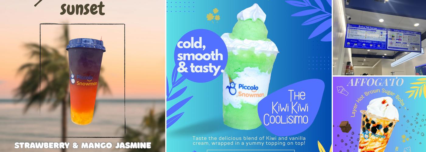 Piccolo Snowman - Italian Ice, Ice Cream & Boba Tea