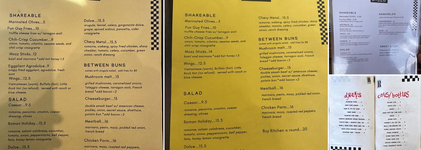 Problem Child Menu