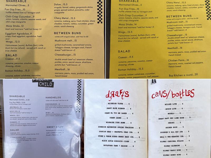Problem Child Menu