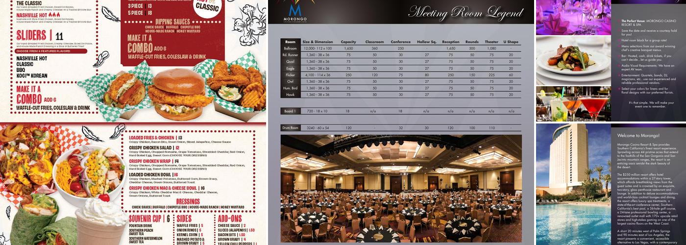 Ruffled Feathers Menu