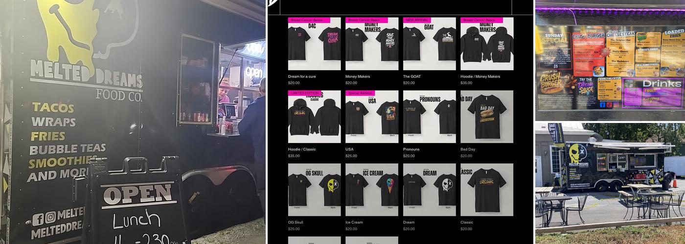 Melted Dreams Food Co Menu