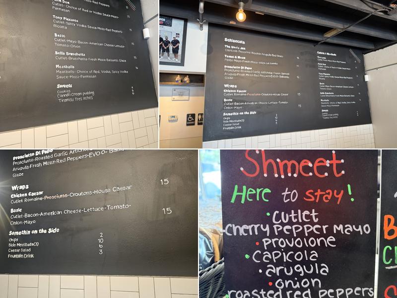 Cousin Vinny's Sandwich Co. Menu