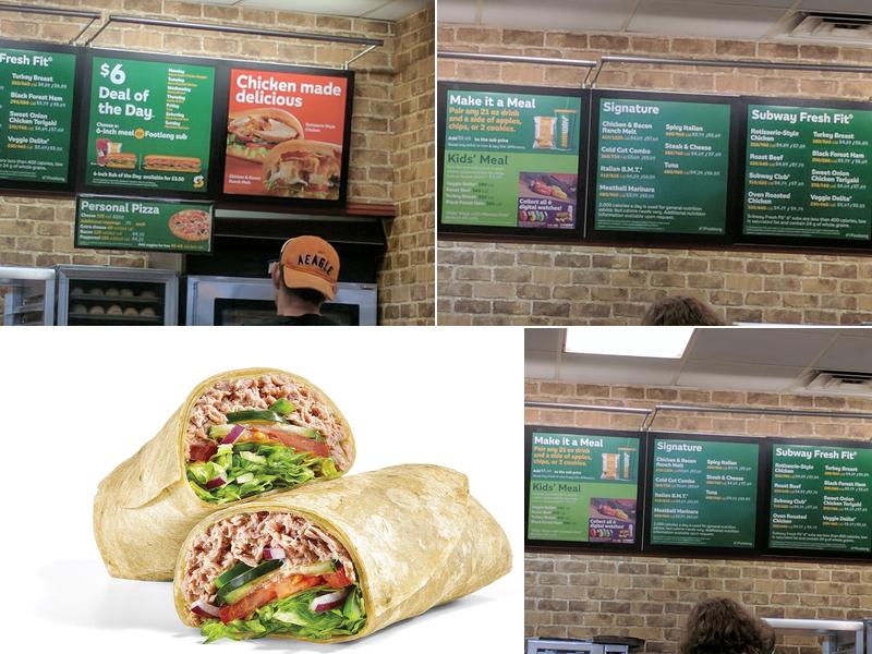 Subway Menu