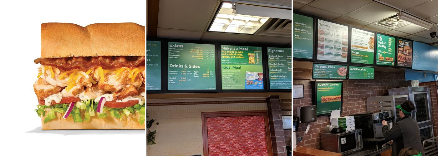 Subway Menu