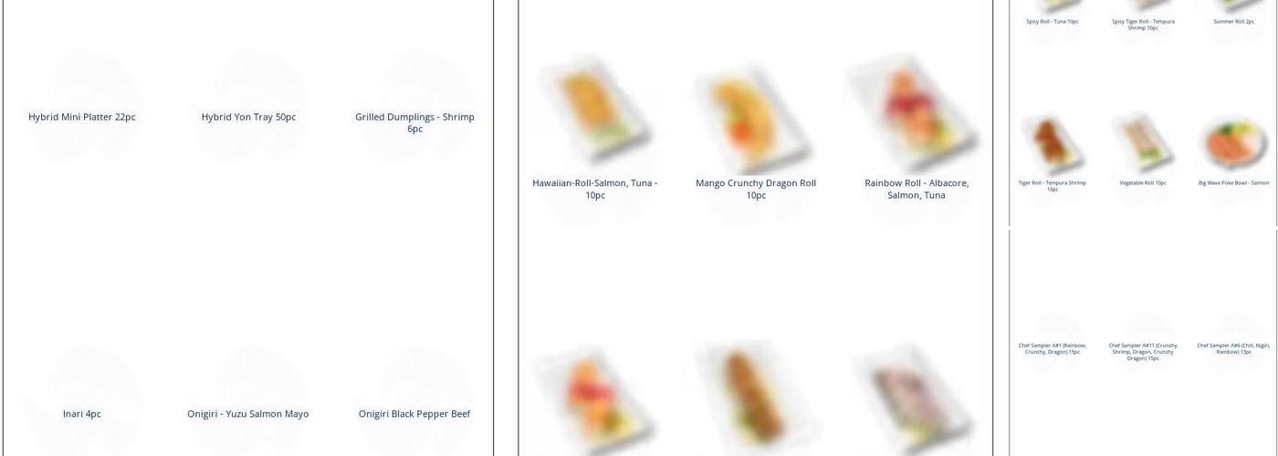 ZENSHI Handcrafted Sushi Menu