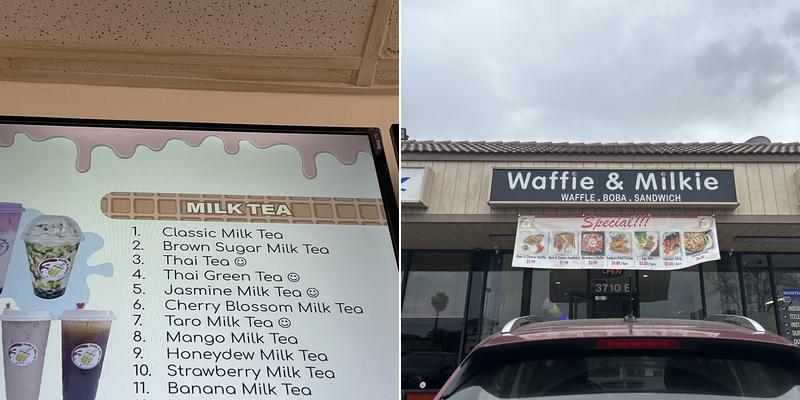 Waffie&Milkie #2 Menu