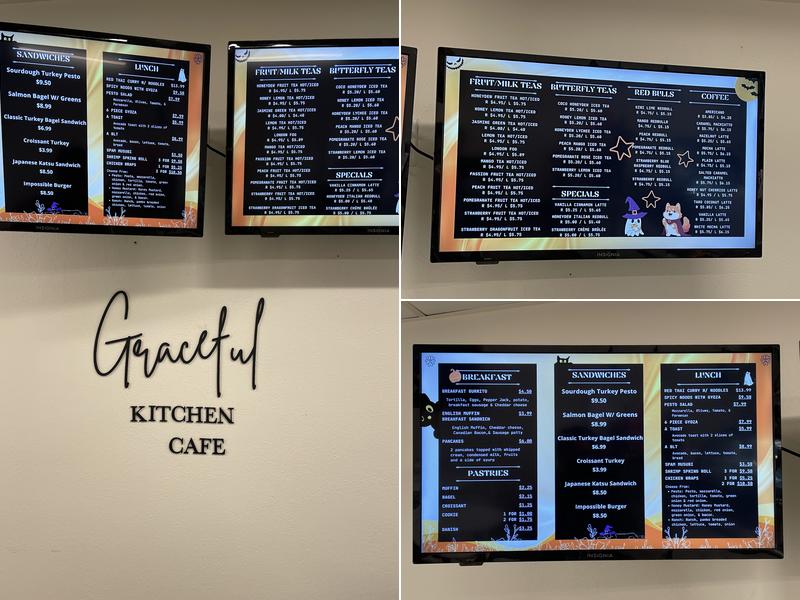 Graceful Kitchen Cafe Menu