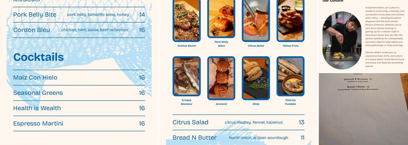 Element Menu