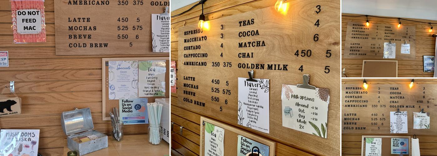 Summit Sips Menu