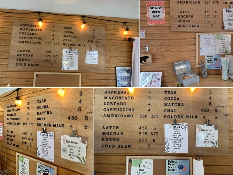 Summit Sips Menu