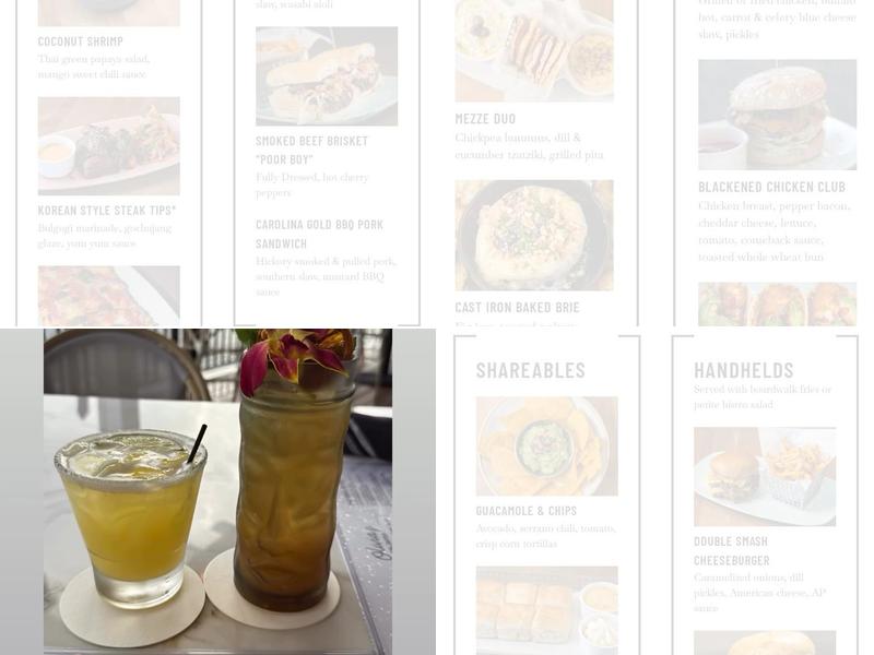 Dear Olivia Bar & Kitchen Menu