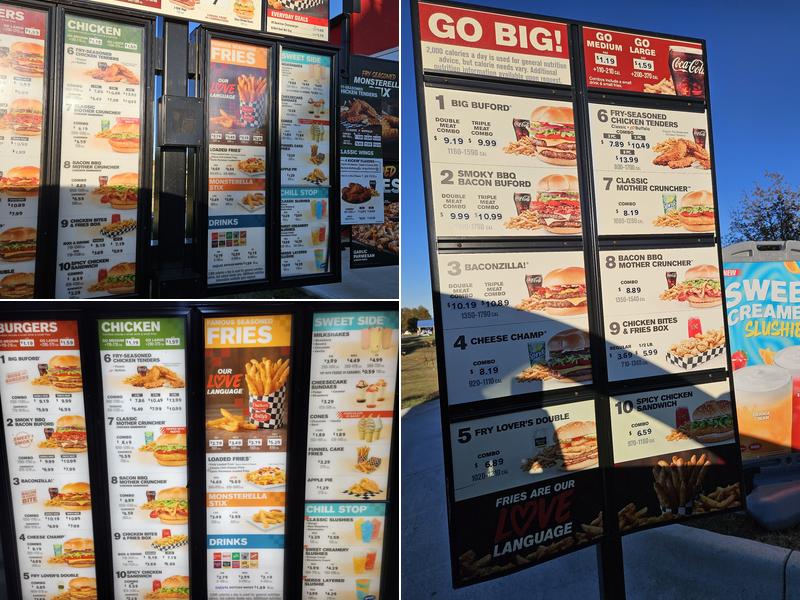 Checkers Menu