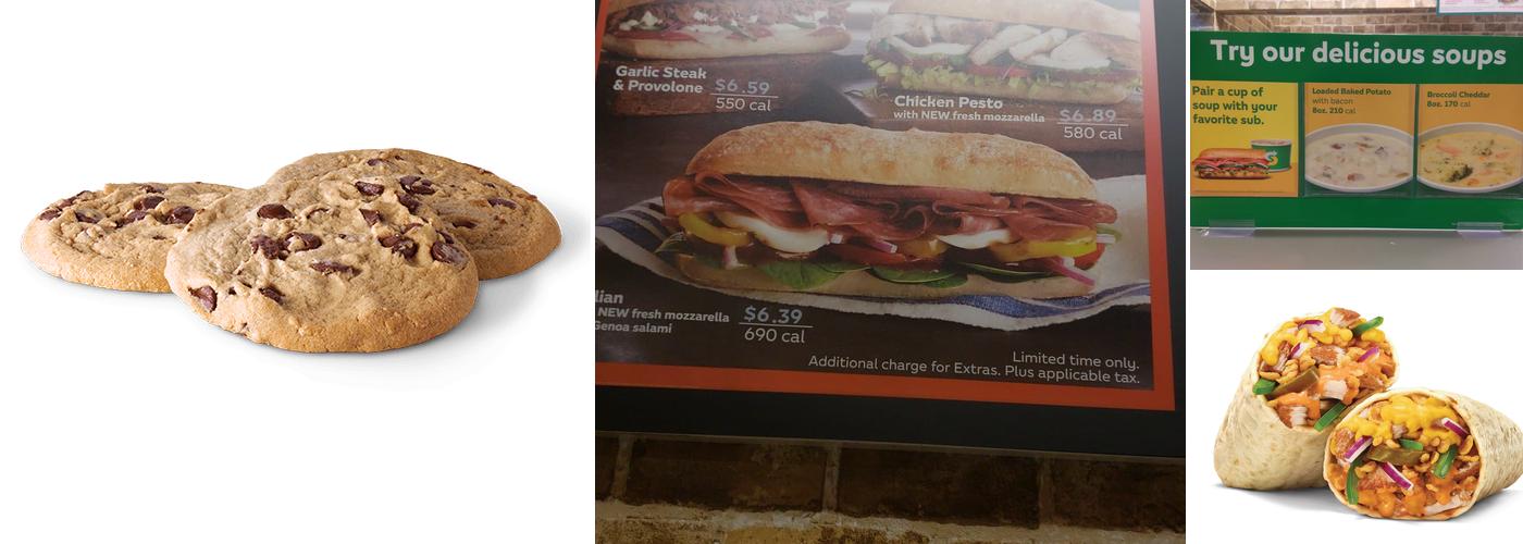 Subway Menu