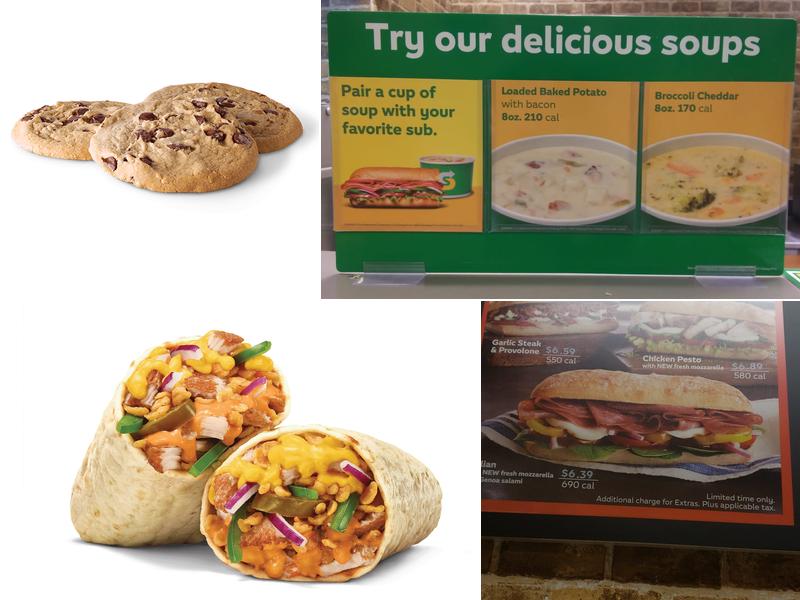 Subway Menu
