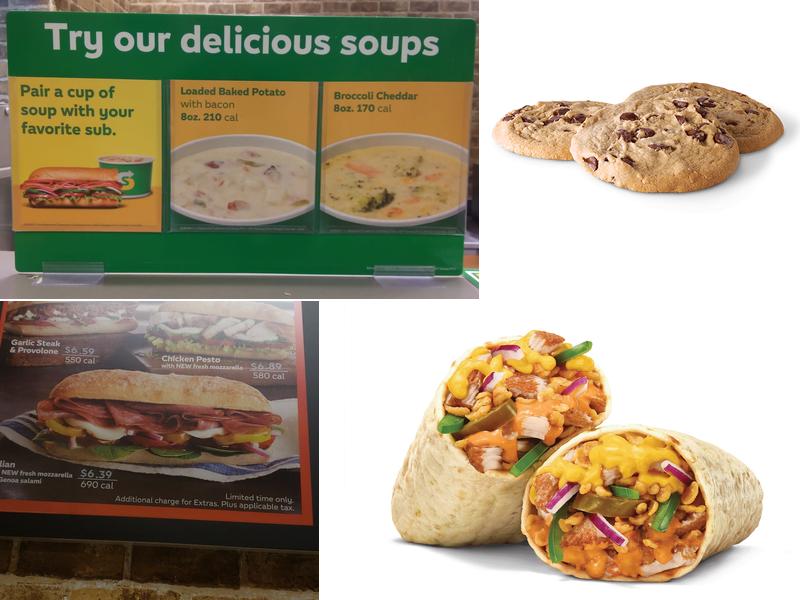 Subway Menu