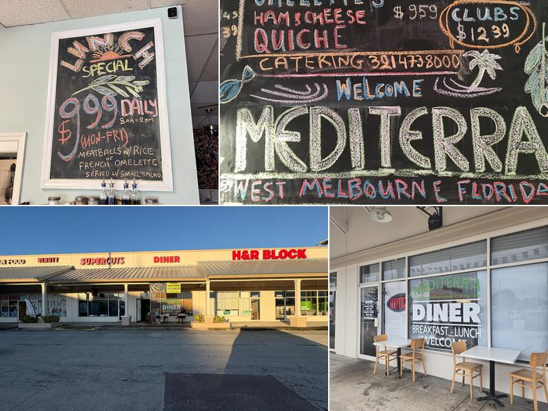 Mediterra Diner 2897 W New Haven Ave #405, West Melbourne