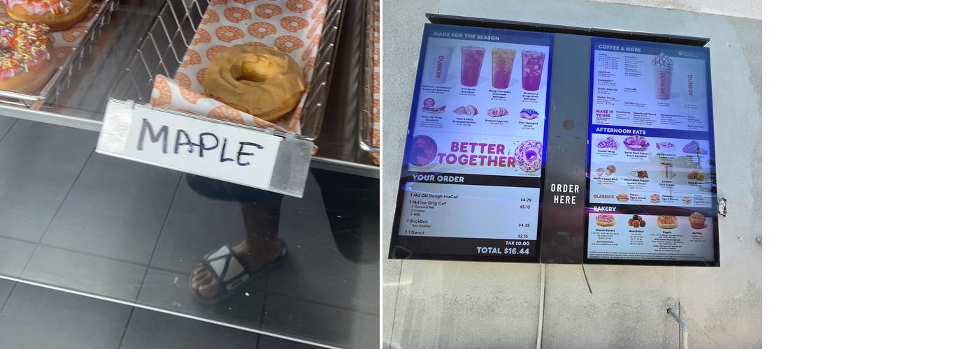 Dunkin' Menu