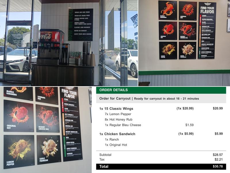 Wingstop Menu