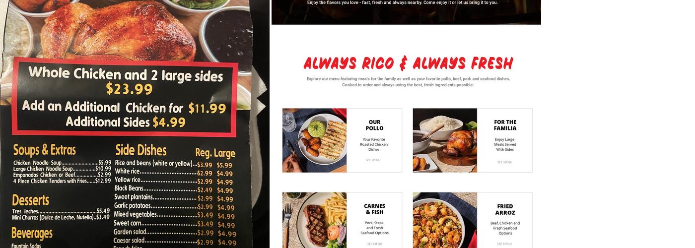 La Brasa Grill - Lake Worth Menu