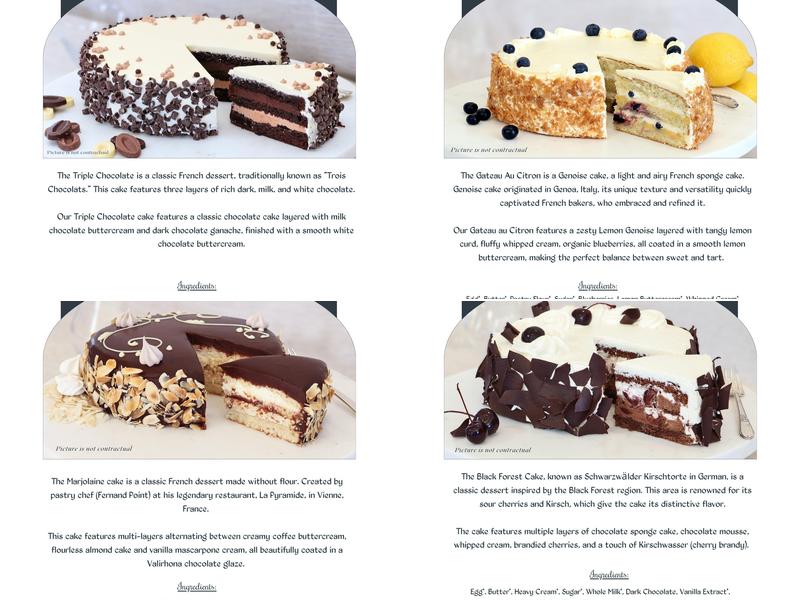 Sarmentine - Organic French Bakery Menu