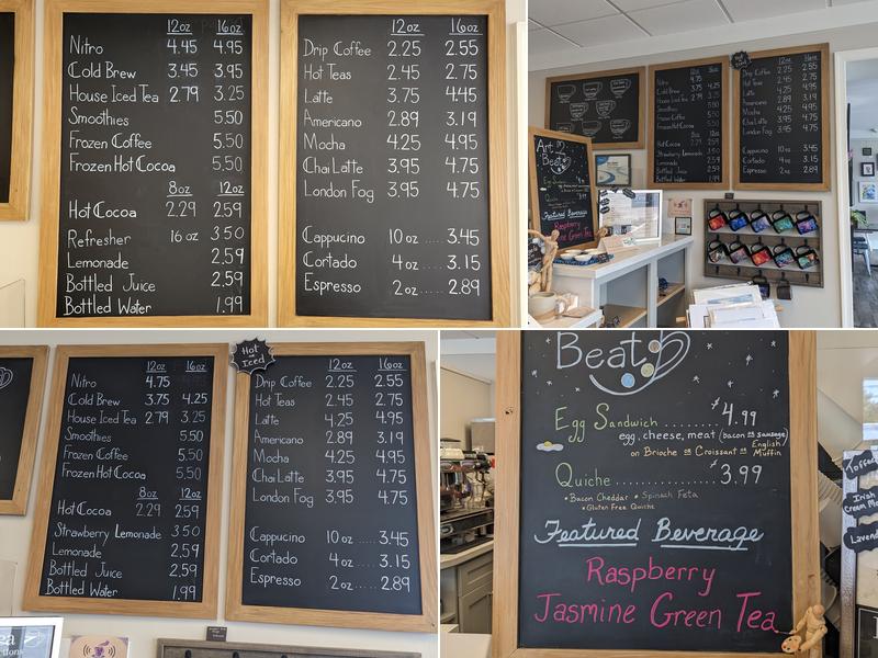 Art Beat Studio & Cafe Menu
