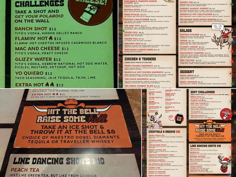 Not My First Rodeo Menu