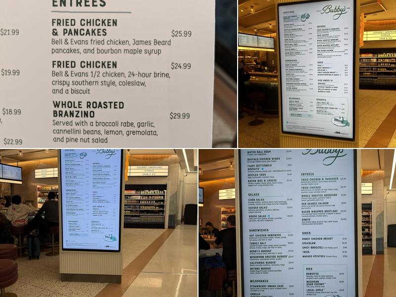 Bubby's Menu