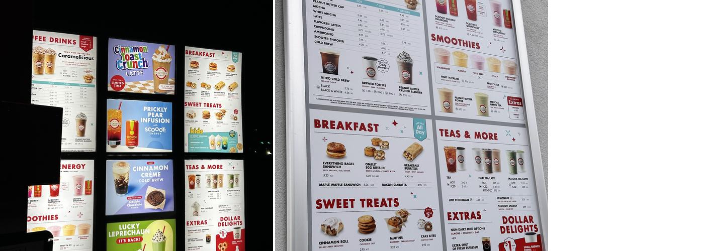 Scooter's Coffee Menu