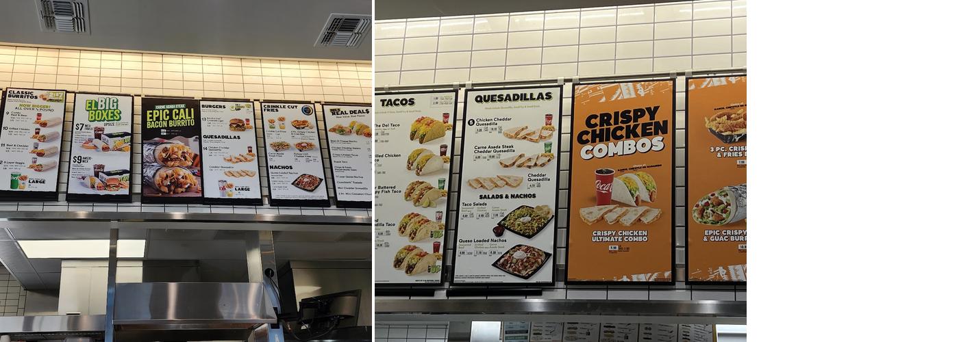 Del Taco Menu