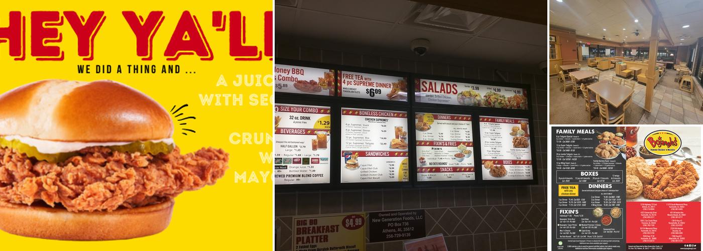 Bojangles Menu