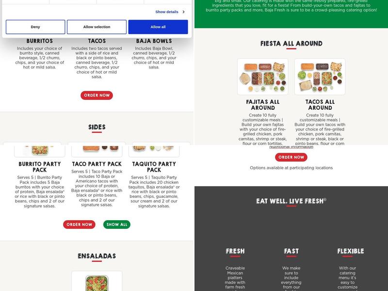 Baja Fresh Menu