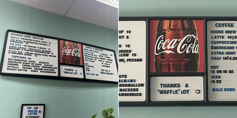 Wicked Waffle Co. Menu