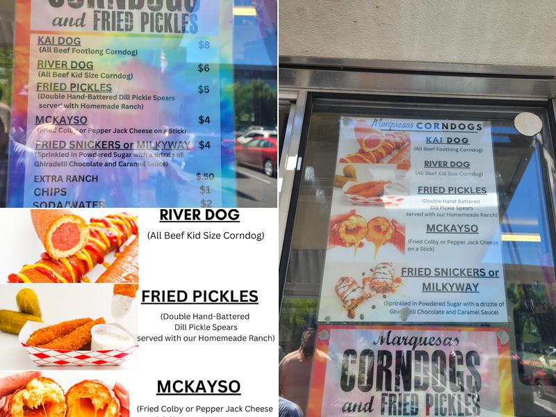 Marquesas Corndogs Menu