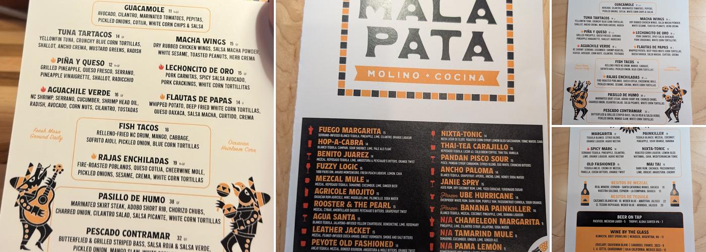 Mala Pata Molino + Cocina Menu
