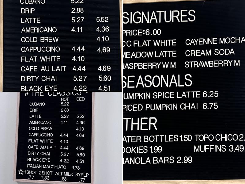 Sacred Grounds Coffee & Co. Menu