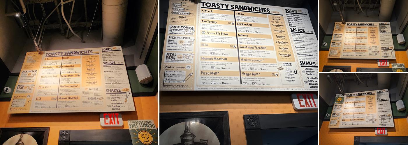 Potbelly Menu
