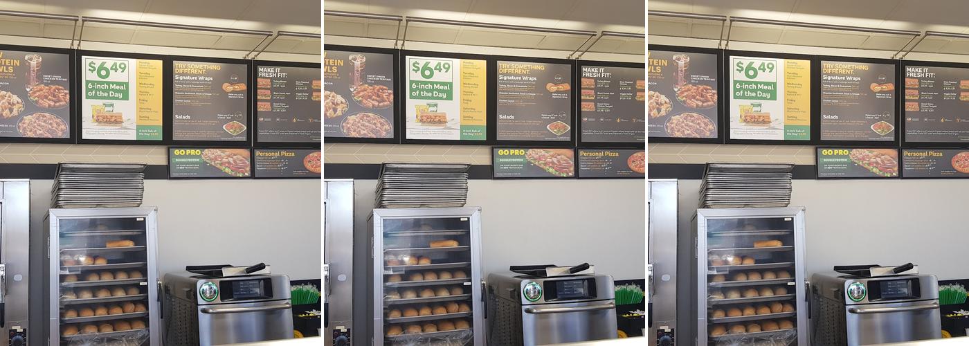 Subway Menu