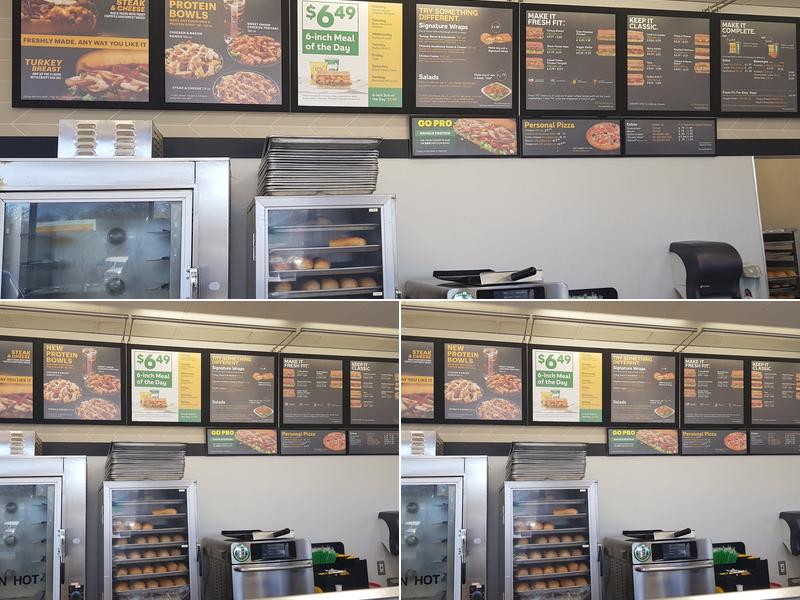 Subway Menu
