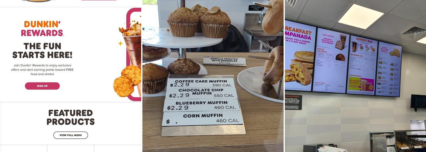 Dunkin' Menu