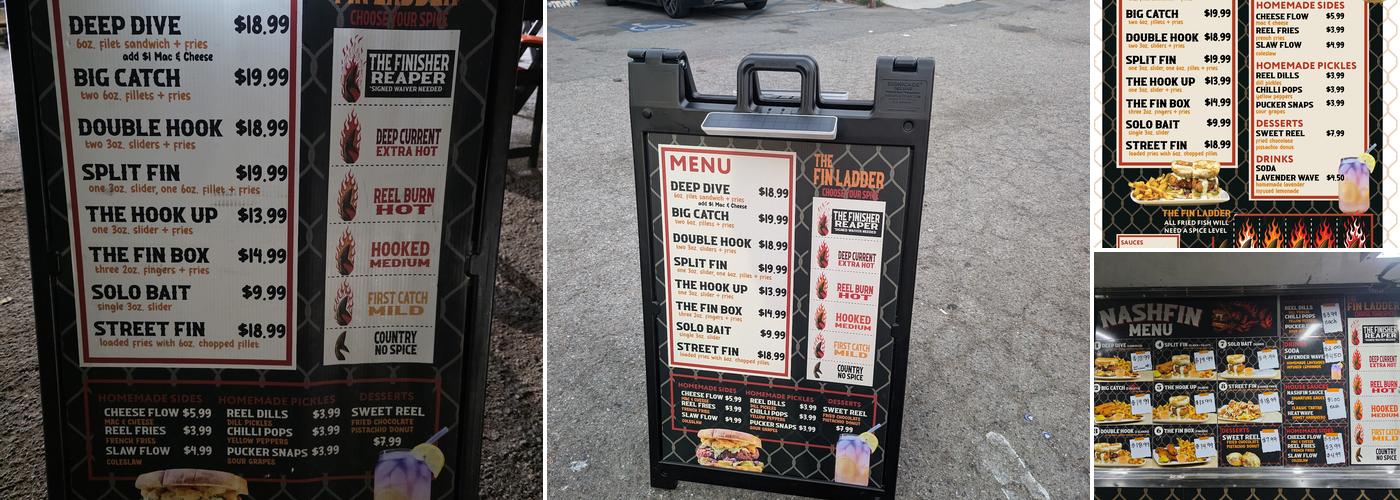 Nashfin Menu