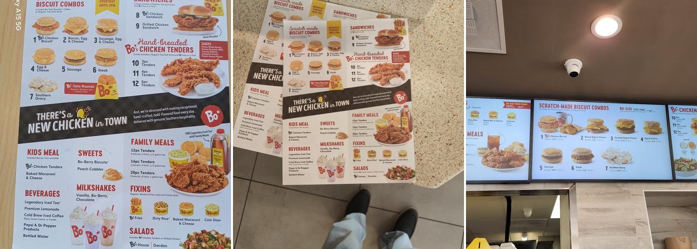 Bojangles Menu